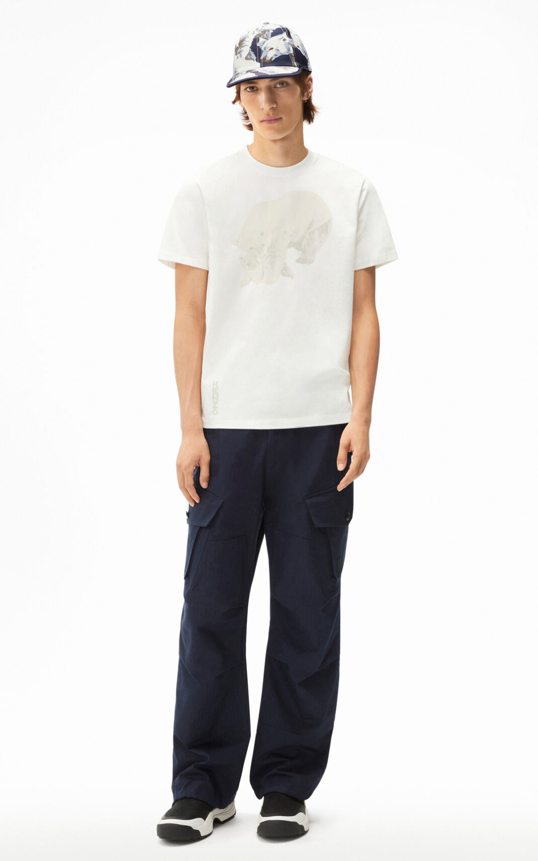 Camisetas Kenzo The Invierno Capsule Polar Bear Hombre Blancas - SKU.1437411